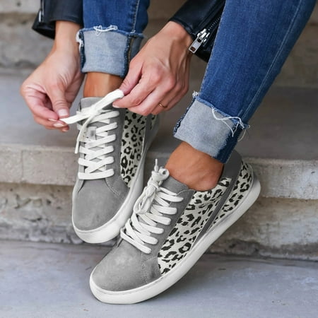 

Vedolay Women s Platform Loafers Casual Shoes for Women Sandals Flats for Women Slip-on Loafer Gray 8