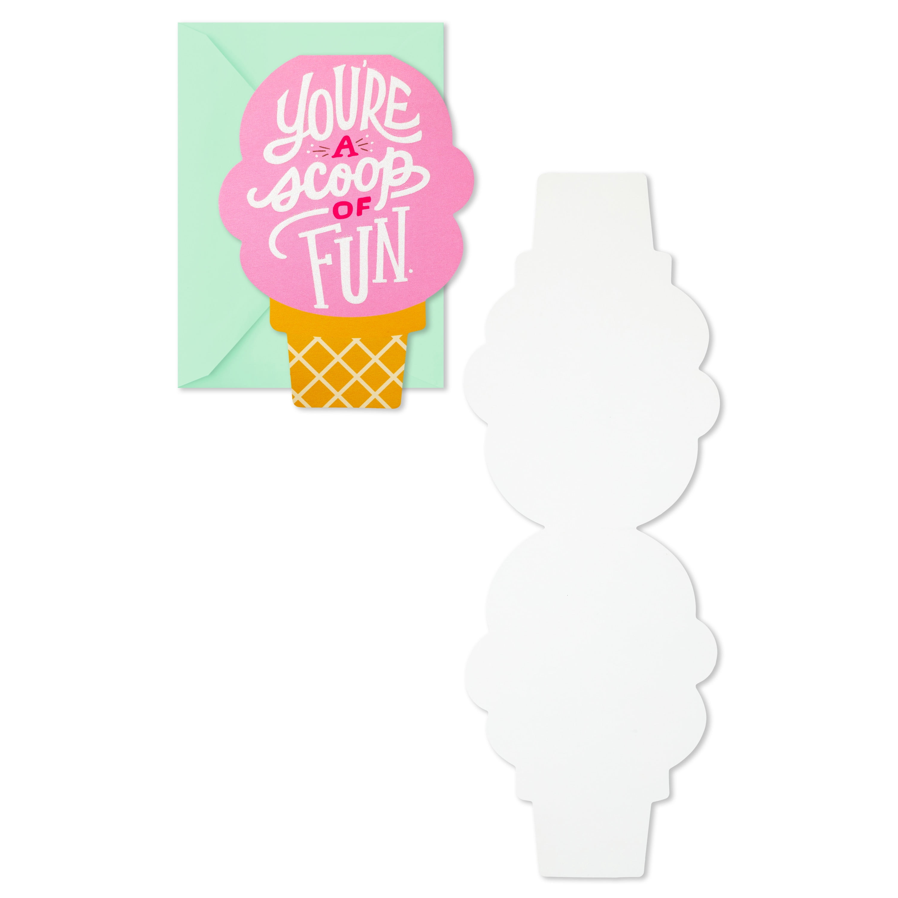 Hallmark Blank Note Cards, Ice Cream Cone, 15 ct.