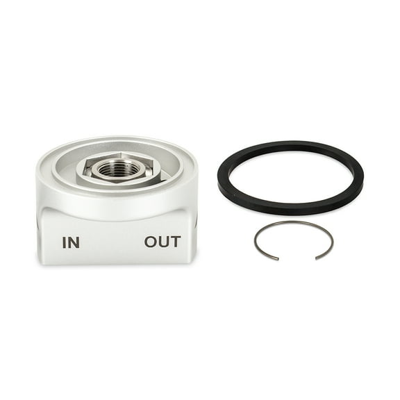 Mishimoto MMOC-FTO-M20 Remote Oil Filter Take-Off Plate, M20 X 1.5