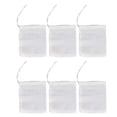 thumbnail image 2 of 100 Pcs Sacs en Coton à Cordon 8cmx10cm Filtre Réutilisable Résidu de Thé Sac de Filtre à Thé Écologique, 2 of 8