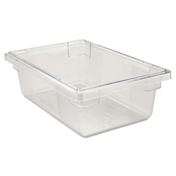 Rubbermaid Food/tote Boxes, 3 1/2gal, 18w X 12d X 6h, Clear