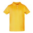 thumbnail image 1 of Playera Polo George Talla 10 Manga Corta Lisa Amarillo Mostaza, 1 of 4