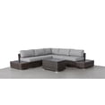 thumbnail image 2 of Living Source International 8-piece Sectional Set plus Cushions in Espresso, 2 of 5