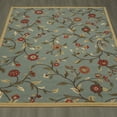 thumbnail image 3 of Ottomanson Ottohome Collection Non-Slip Rubberback Floral Leaves Design Indoor Rug, 3 of 7