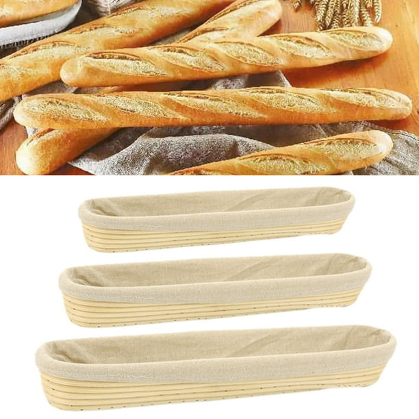 Baguette Fermentation French Bread Dough Proofing Rattan Basket With