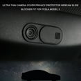 thumbnail image 5 of Ultra Thin Camera Cover Protector Webcam Slide Blocker Fit for Tesla Model 3 2017-2019, Protects your, 5 of 5