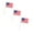 Red 3PCS, variant on Small US Flags On Stick 4 X 6 Inch Mini Hand Held Stick Flags with Spear Top Solid Wooden Flag for Party Sports Events Patriotic Festival 4th Of July Decorations