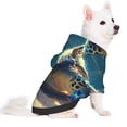 thumbnail image 2 of Haiem Sunshine Underwater Sand Turtle for Winter Dog Hoodie Sweatshirts with Pockets Warm Dog Clothes for Small Dogs Chihuahua-X-Small, 2 of 7