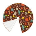 thumbnail image 2 of KLL Retro Coffee Christmas Tree Skirt 36" ,Party Decorations Farmhouse for Christmas Decorations Holiday Party, 2 of 6