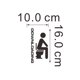 thumbnail image 4 of Etiqueta engomada de la pared del PVC del retrete del ocio de la moda Fokelyi CKCHQQ86G, 4 of 4
