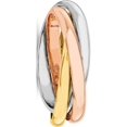 thumbnail image 1 of USA - 14k Tri-Color Gold Polished Rolling Ring 7, 1 of 4