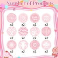 thumbnail image 3 of Elomy 24 Piezas Decoraciones Rosadas "Cielito Lindo" para Baby Shower, 3 of 6