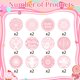 thumbnail image 3 of Elomy 24 Piezas Decoraciones Rosadas "Cielito Lindo" para Baby Shower, 3 of 6