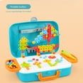 thumbnail image 5 of Creative Mosaic Toy Drill Puzzle Set for Kids, STEM Learning Educational Toys, Drill and Screwdriver Engineering Building Kit for Boys and Girls Ages 3 4 5 6 7 8 9 10 Year Old Christmas Gifts, 5 of 5