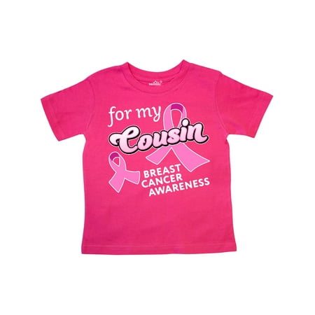

Inktastic For My Cousin - Breast Cancer Awareness Gift Toddler Boy or Toddler Girl T-Shirt