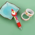 thumbnail image 2 of LHWEN Christmas Cartoon Pens 4 Color Ballpoint Pen Snowman Santa 8ML Quick-Drying Ink Non-Refillable Writing Color Pen Student Gift Perfect for Christmas Birthday Mother's Day Easter Valentine's, 2 of 7