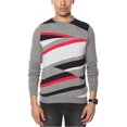 thumbnail image 1 of Sean John Mens Intarsia Pullover Suéter, Gris, Mediano, 1 of 1