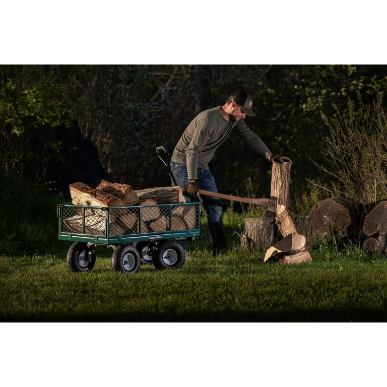 Groundwork Steel Garden Cart 800 Lb Fasci Garden