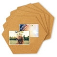 thumbnail image 1 of Wall Decor,Bulletin Board, Pin Board, Cork Tiles,Hexagon Cork Board with Adhesive Backing Memo Boards Message Board for Office/Home/Kitchen/Dorm Room, 1 of 5