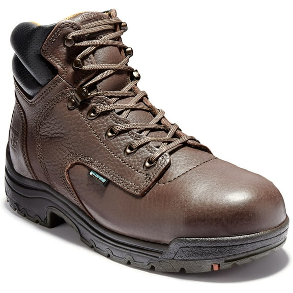 Timberland PRO Dark Mocha, Men's, TiTAN Alloy Toe, EH, 6 Inch Work Boot (10.0 M)