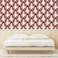 thumbnail image 3 of Ambesonne Butterfly Peel & Stick Wallpaper for Home, Wings Multicolored Print, 13"x36", Vermilion Turquoise White, 3 of 5
