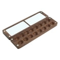 thumbnail image 1 of HEVIRGO Wooden Paint Box Portable Multi-grids Design Rectangle Watercolor Palette for Home Outdoor Travel Use, 1 of 11