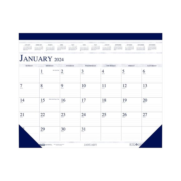 House of Doolittle Perforated Top Desk Pad Calendar
