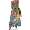 thumbnail image 1 of Vestido sin mangas con trompa de elefante feliz vestidos para fiesta de graduación vestidos largos para mujer, 1 of 7