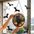 thumbnail image 5 of 8.9 Inches Halloween/Autumn-themed Puzzle Suncatcher, DIY Acrylic Stained Glass Style Window Hanging Decor, Sun Catcher Puzzle Gift for Women, Mom, Grandma, Wife, Garden Lovers, 5 of 9
