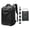 Black, variant on 19Inch Vacuum Compression Travel Backpack Large Capacity For Outdoor and Extended Trip Shoulder Bag Waterproof
