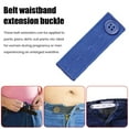 thumbnail image 4 of Tnobhg Waist Extension Buckle Band Unisex Solid Color Elastic Waist Extender Pregnant Women Chubby Men Adjustable Waistband Expander, 4 of 8