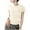 Beige, variant on Womens Tees Cotton Short Sleeve Women Tops Tight Yoga Casual Workout Single Layering Tops,Black L