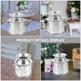 thumbnail image 6 of Guichaokj 2-Pack Mini Galvanized Metal Buckets for Dollhouse Decor, Small Tin Flower Pots for Crafts and Decorations, 6 of 6
