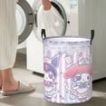 thumbnail image 7 of Large Laundry Basket with Handle, Kuromi and My Melody Collapsible Laundry Hamper, Dirty Clothes Storage Basket for Living Room, Bathroom, Bedroom, College Dorm, 7 of 7