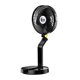 thumbnail image 1 of Ventilador de mesa Zulema con iluminación LED recargable portátil plegable Negro, 1 of 8