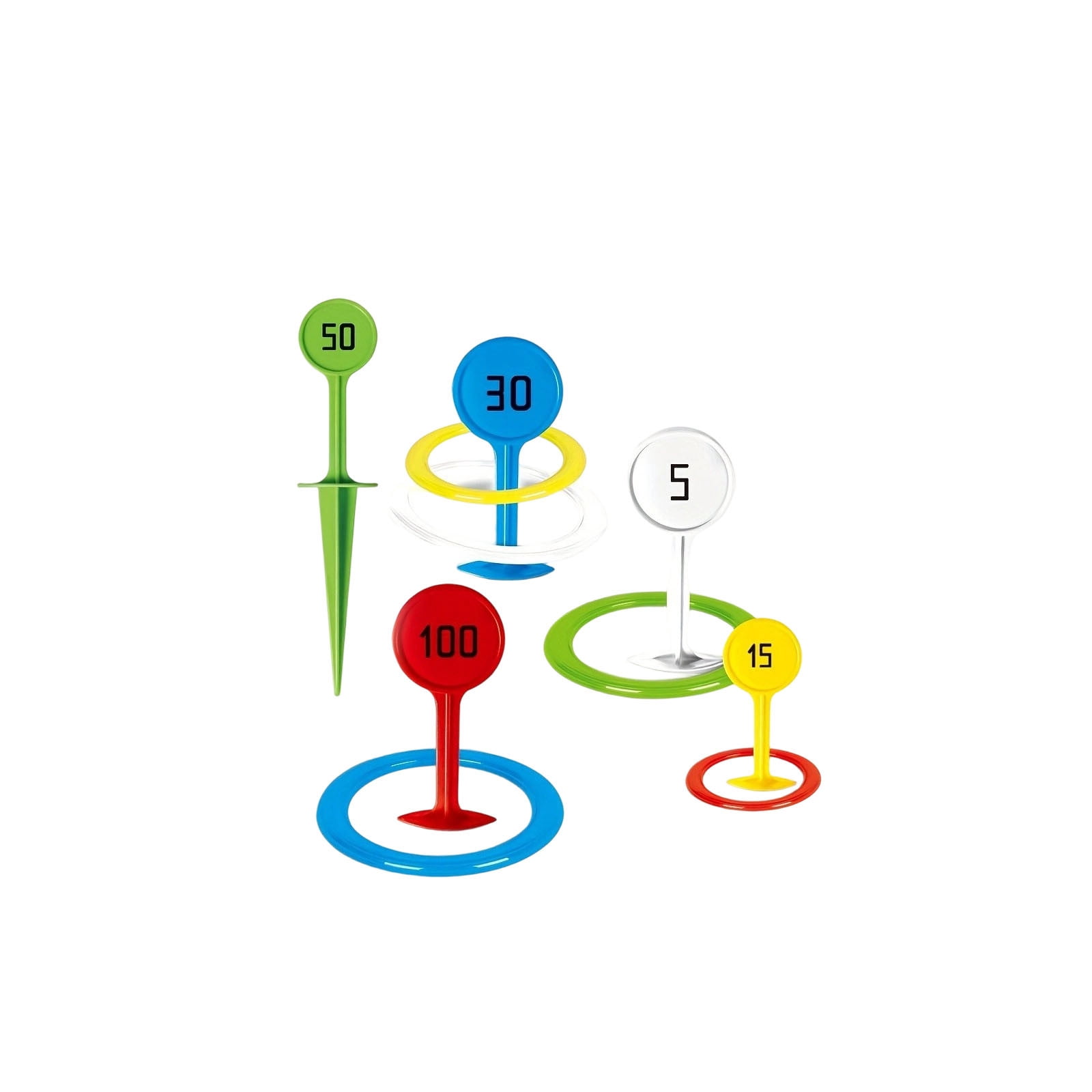 Xheghe Nautical Rings Toss Game - Family-Friendly Outdoor Carnival Activity for All Ages, Portable Fun for Backyard and Beach Gatherings