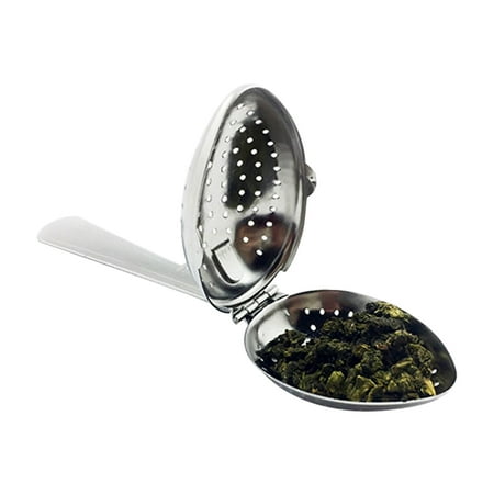 

Tea Infuser Spoon Cup Strainer Filter Silver Mesh Accessories Stainless Steel