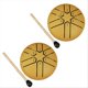 thumbnail image 3 of Mini Ethereal Drum, Outdoor Rain Drum, Garden Rain Drum, Yellow, 3 of 5