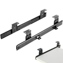 NUOLUX 1 Set Cabinet Slides Concealed Flip-up Door Guide Track