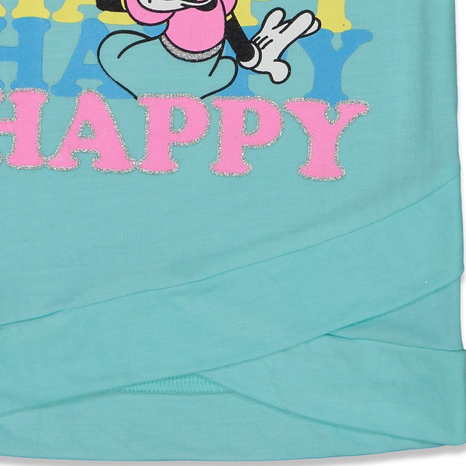 Disney Minnie Mouse Little Girls Crossover T-Shirt and Leggings Outfit Set Infant to Big Kid