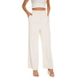 thumbnail image 1 of Txlixc Pantalones de Negocios de alta cintura de color sólido de moda Txlixc moda, 1 of 3