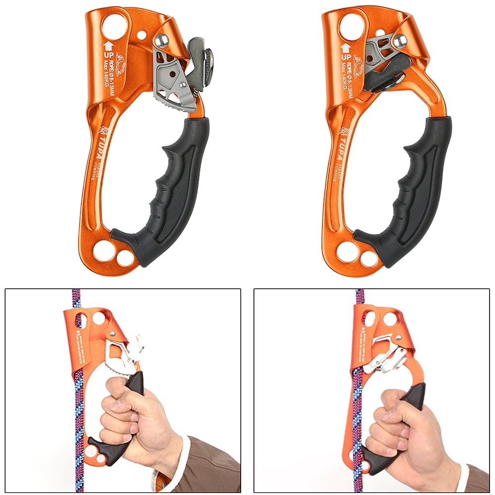 Equipment Hand Ascender Aluminum  Alloy Rock Climbing Handheld Ascender For Aloft Working Caving
