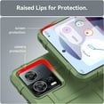 thumbnail image 6 of Case for Motorola Moto S30 Pro, Heavy Duty Shockproof Military Grade Drop Tested Field Phone Case Bumper Rugged Cover for Moto Edge 30 Fusion/S30 Pro HD Green, 6 of 14