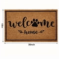 thumbnail image 2 of Yardvibe Coco Coir Welcome Doormat, 30" x 18" Leaf Door Mat, Durable Decorative Floor Mat for Home Decoration, Heavy Duty Non-Slip Rugs for Front Door Porch Home Decor & Indoor Outdoor Use （B）, 2 of 5