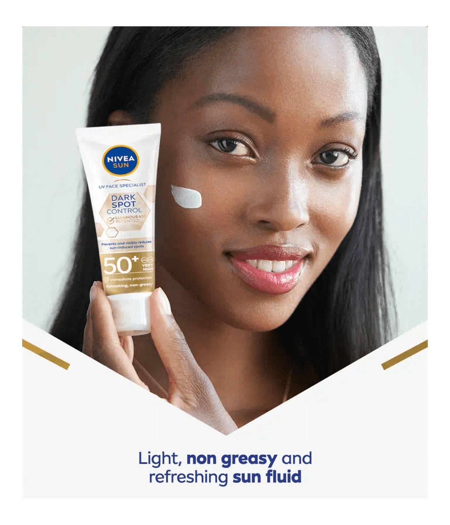Nivea Sun UV Face Luminous 630 Spot Control Sun Fluid SPF50 40ml / 1.35 fl.oz - 3 Pack