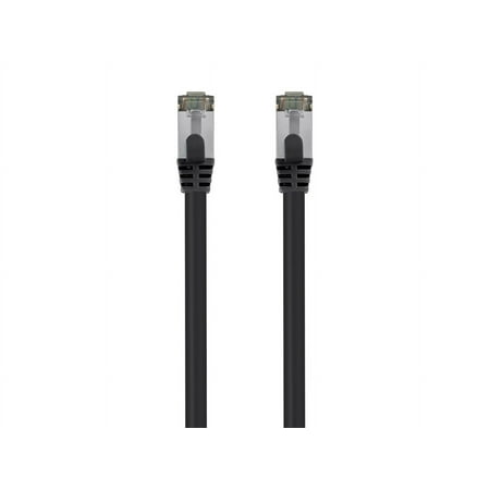 UPC: 0889028152072 | Monoprice Cat8 26AWG S/FTP Ethernet Network Cable – 1 Feet – Black  2GHz  40Gbps  3dB Headroom  Pure Bare Copper  PVC – Entegrade Series
