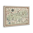 thumbnail image 4 of Stupell Industries Great Smoky Mountains Map History & Language Painting Wrapped Canvas Art Print Wall Art, 24 x 16, 4 of 8