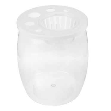 MLINS Hydroponic Small Fish Tank Transparent Small Aquarium Fish Hydroponic Plant Tank