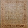 thumbnail image 1 of Ahgly Company Indoor Square Mid-Century Modern Light Copper Gold Oriental Area Rugs, 8' Square, 1 of 6