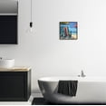 thumbnail image 2 of Stupell Industries Vivid Beach Chairs Shoreline Painting Black Framed Art Print Wall Art, Design by Page Pearson Railsback, 2 of 7